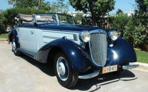 Audi Front UW 225 Sport Cabriolet von Glaser 1935 года
